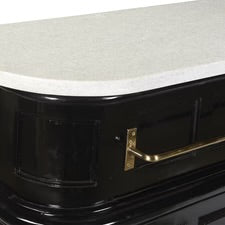 Tall Black Bar w/ Marble