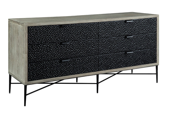 Grey & Black Chest of Drawers