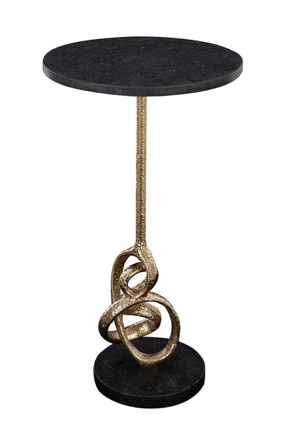 Gold Knot Martini Table w/ Granite