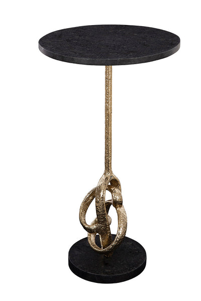 Gold Knot Martini Table w/ Granite