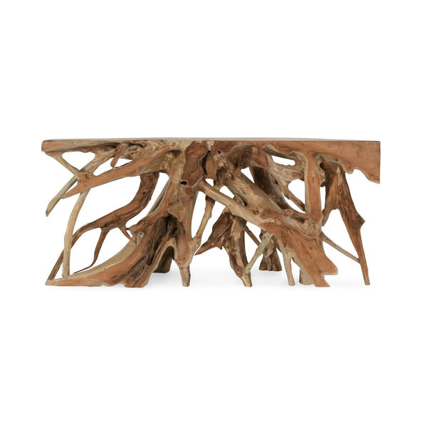Teak Root Console Table