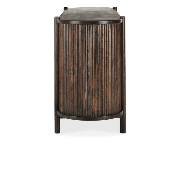 Mid-century Fluted Mango Cabinet