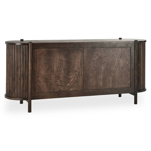 Mid-century Fluted Mango Cabinet