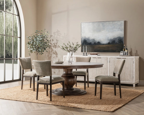 72” Solid Mango Wood Dining Table