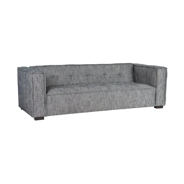 Contemporary Grey Upholstered Sofa