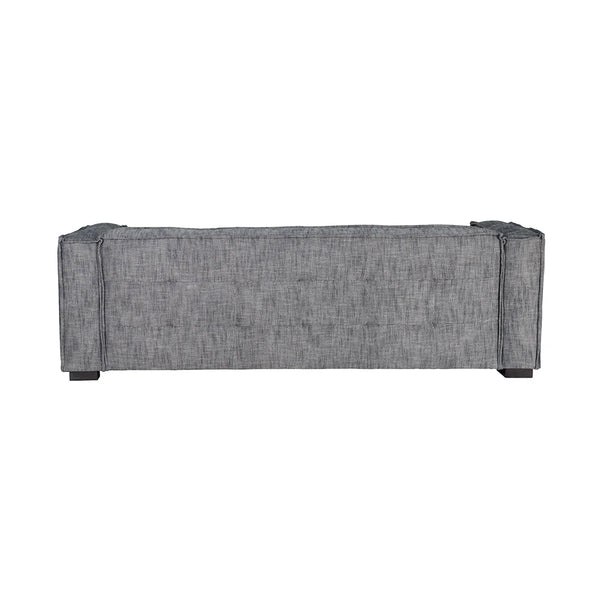Contemporary Grey Upholstered Sofa