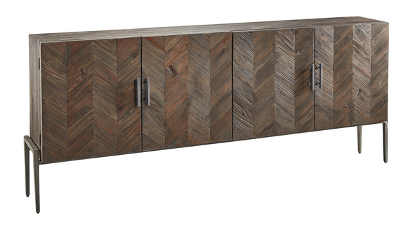 Herringbone Pattern Sideboard