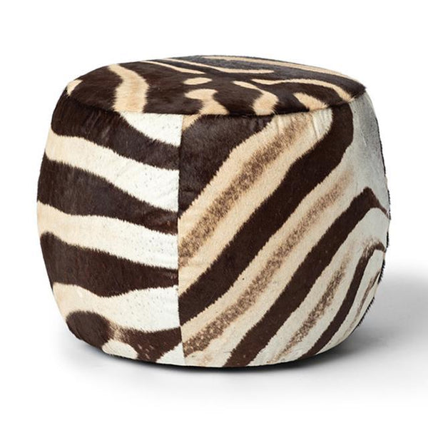 Zebra Tub Ottoman