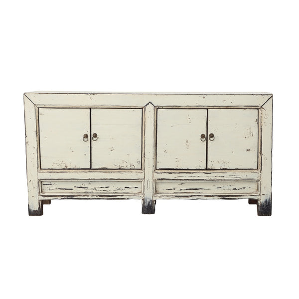 Antique Sideboard - Cream & Black