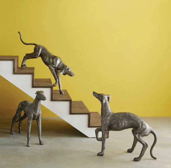 Prancing Dog Sculpture