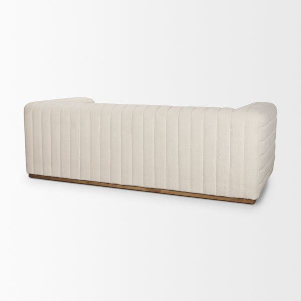 Cream Boucle Sofa