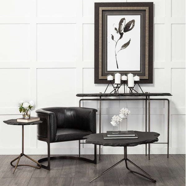 Slate & Iron Coffee Table
