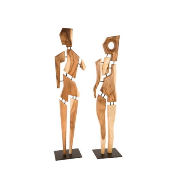 “Jack” Chamcha Wood Sculpture