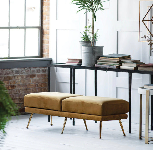 Art Deco Footstool Long