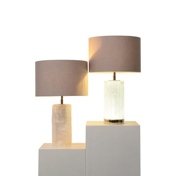 Selenite Table Lamp