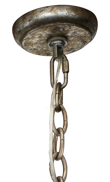 Antique Glass Sputnik Chandelier