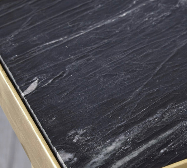 Love Knot Console- Gold Leaf Black