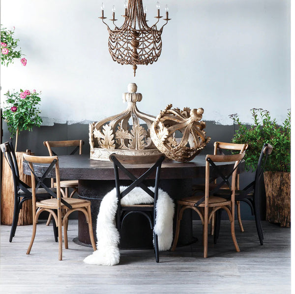 55” & 83” Cast Iron Boiler Dining Table