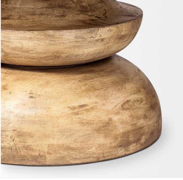 60” Blonde Solid Wood Table