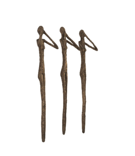 See, Hear, Speak No Evil Bronze