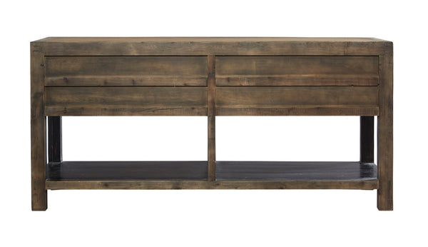 Vintage Black Chinese Sideboard