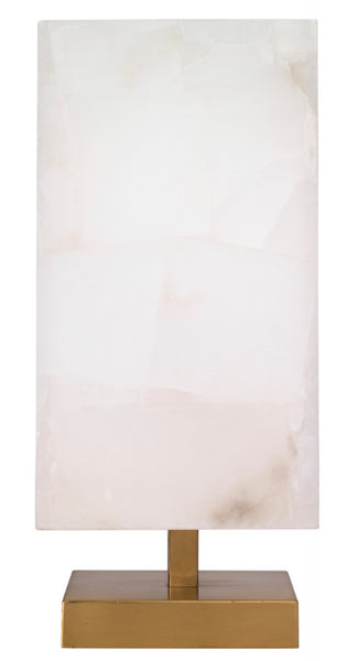 Alabaster Floating Lamp w/ Gold Base
