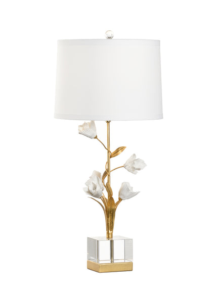 Hand Made Porcelain Tulip Lamp