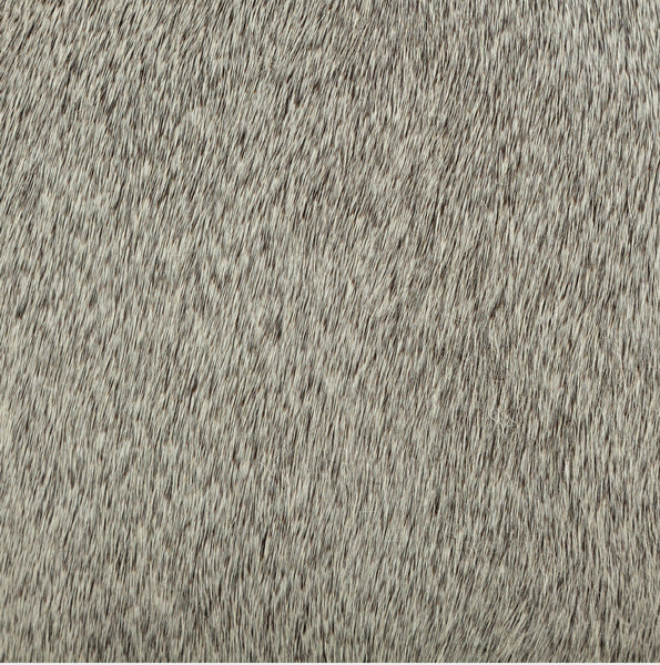Square Hair on Hide Ottoman