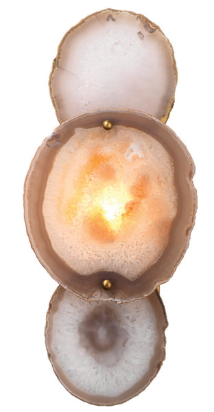 Agate Trinity Wall Sconce