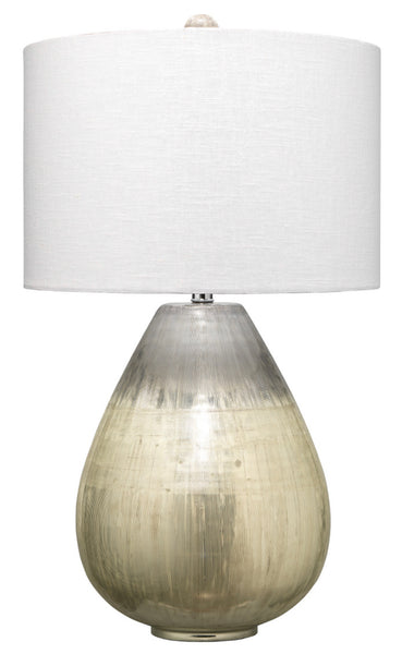 Silver Etched Mercury Glass Table Lamp small