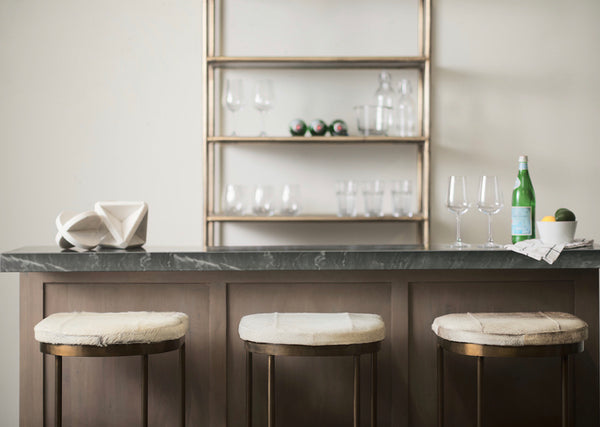 Hair on Hide Bar Stool