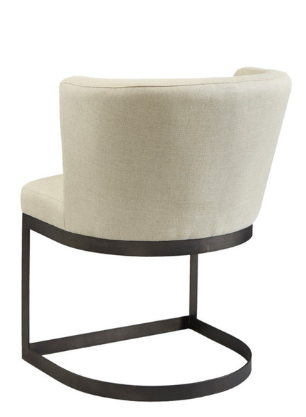 Linen & Steel Chair