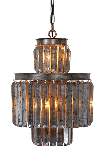 Mercury Cut Glass Chandelier