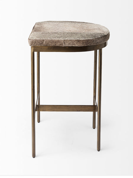 Hair on Hide Counter Stool