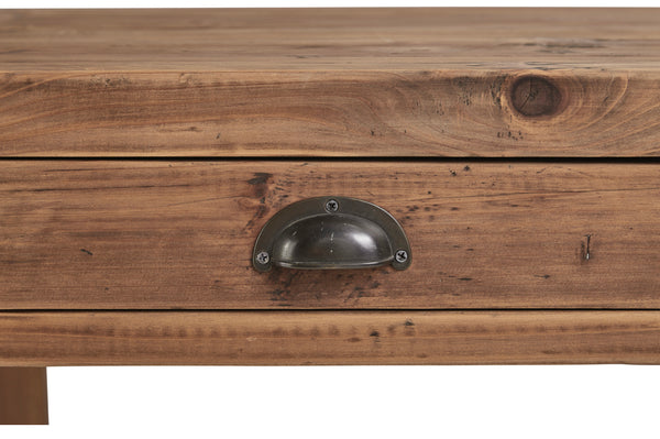 3 Drawer Wood Writing Desk