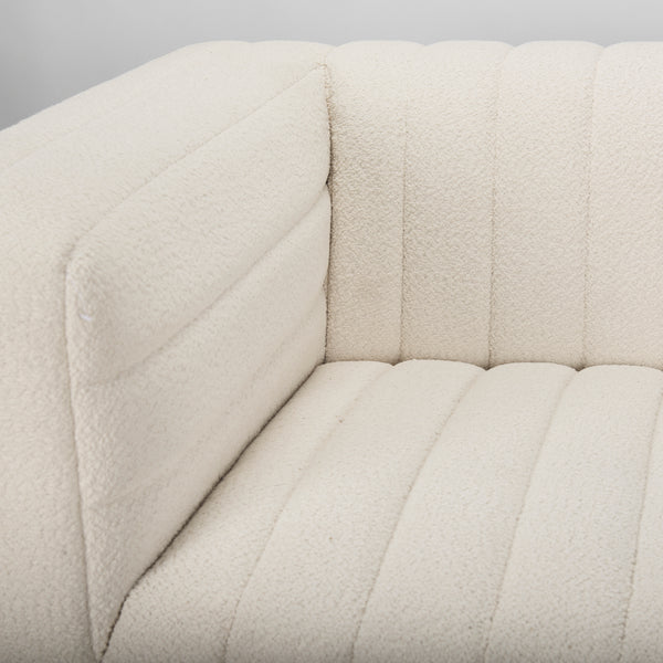 Cream Boucle Sofa