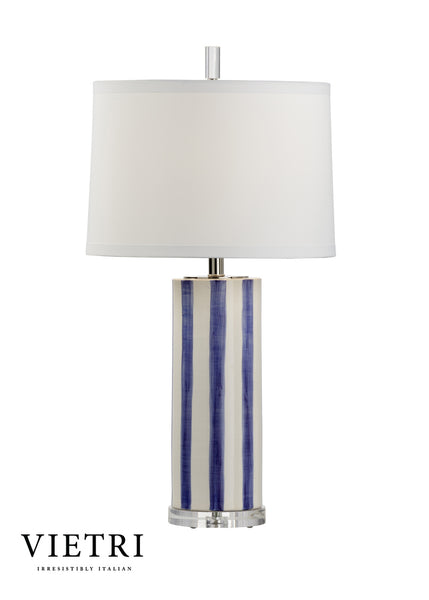 Hand Painted Italian Ceramic Lamp