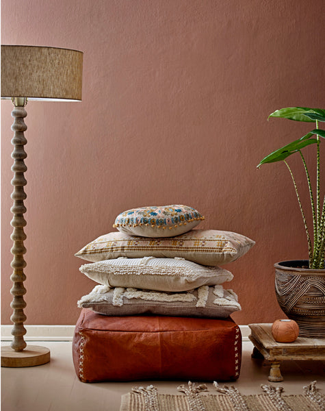 Mango Wood Floor Lamp