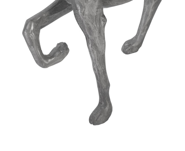 Prancing Dog Sculpture