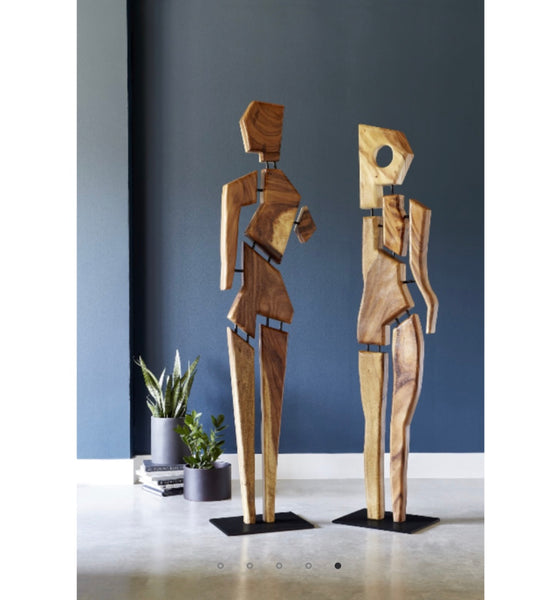 “Jack” Chamcha Wood Sculpture