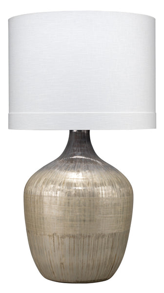 Silver Etched Mercury Glass Table Lamp large