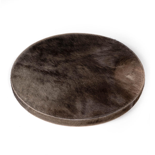 Kudu Horn Table w/ Wildebeest Hide Top
