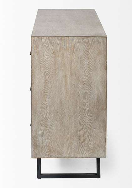 Oval Pattern 9 Drawer Sideboard