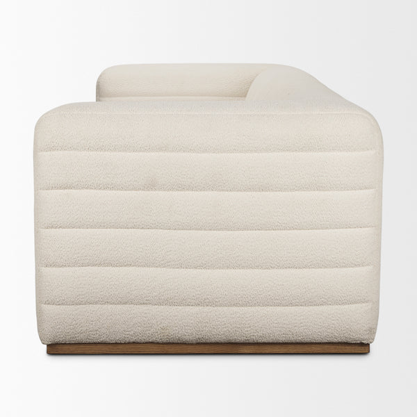 Cream Boucle Sofa