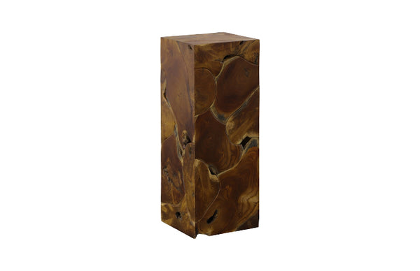 Teak Slice Pedestal medium