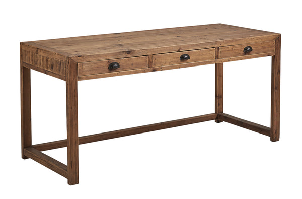 3 Drawer Wood Writing Desk
