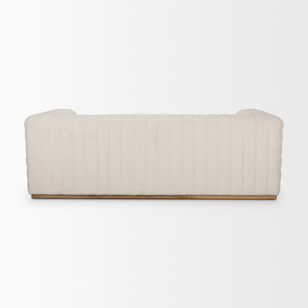 Cream Boucle Sofa