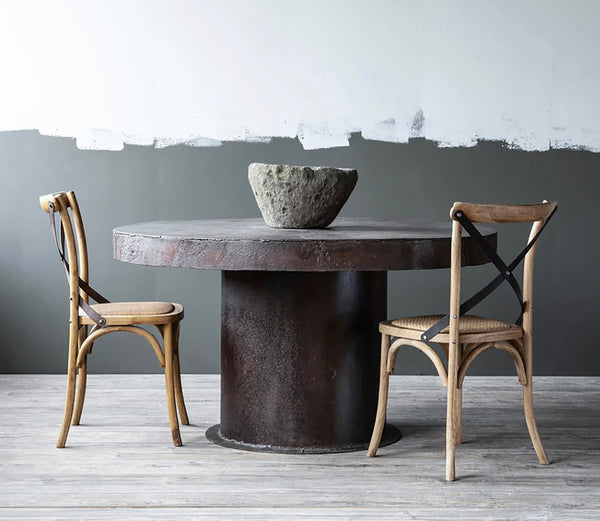 55” & 83” Cast Iron Boiler Dining Table