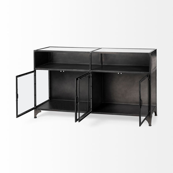 Glass & Metal Display Cabinet