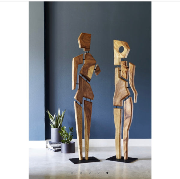 “Jill” Chamcha Wood Sculpture
